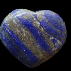 سنگ راف لاجورد آبی قلب شکل کد BLK1